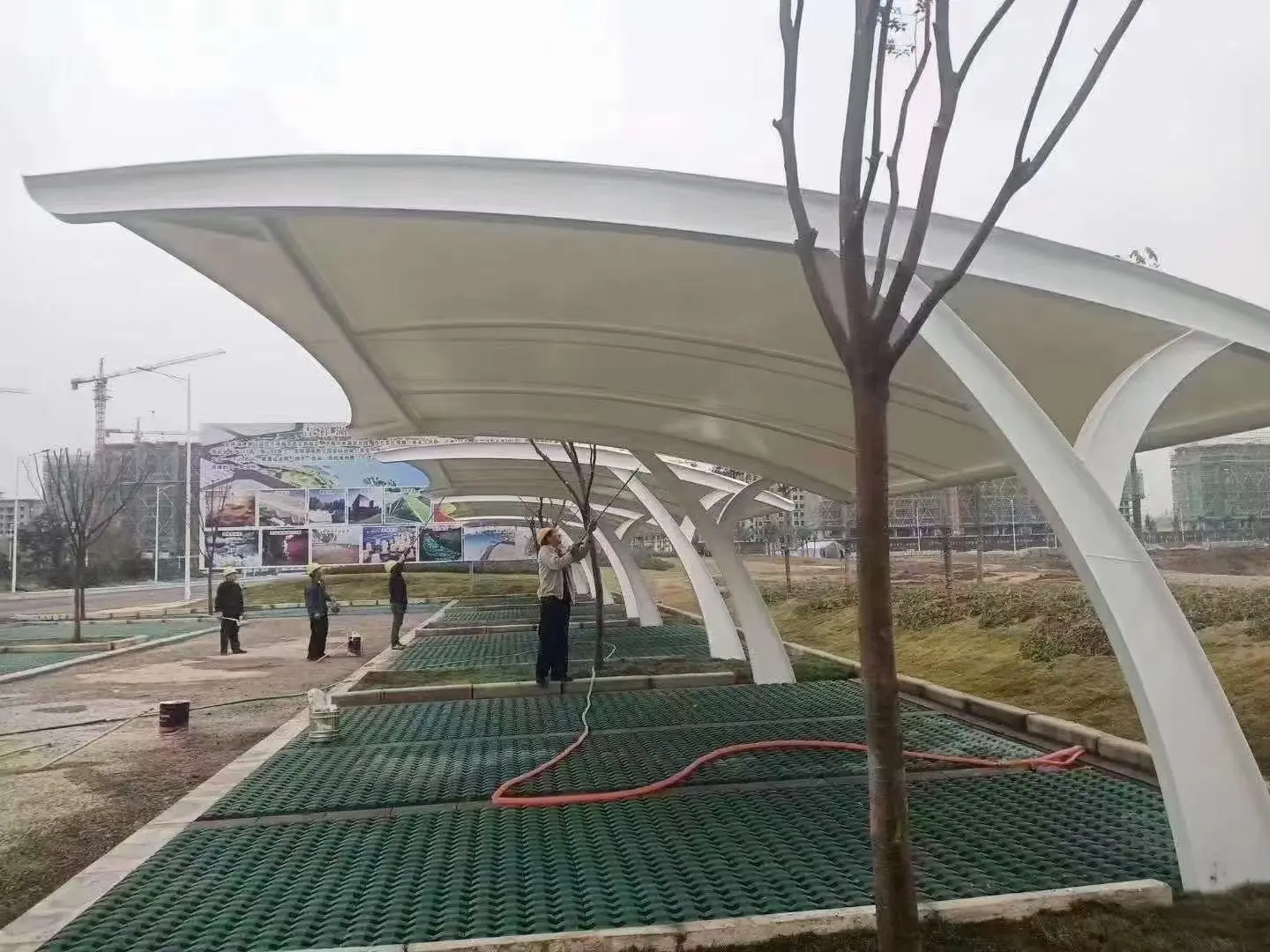 贵州印江膜结构车棚采购避坑指南:本地气候不同,别拿低价当性价比