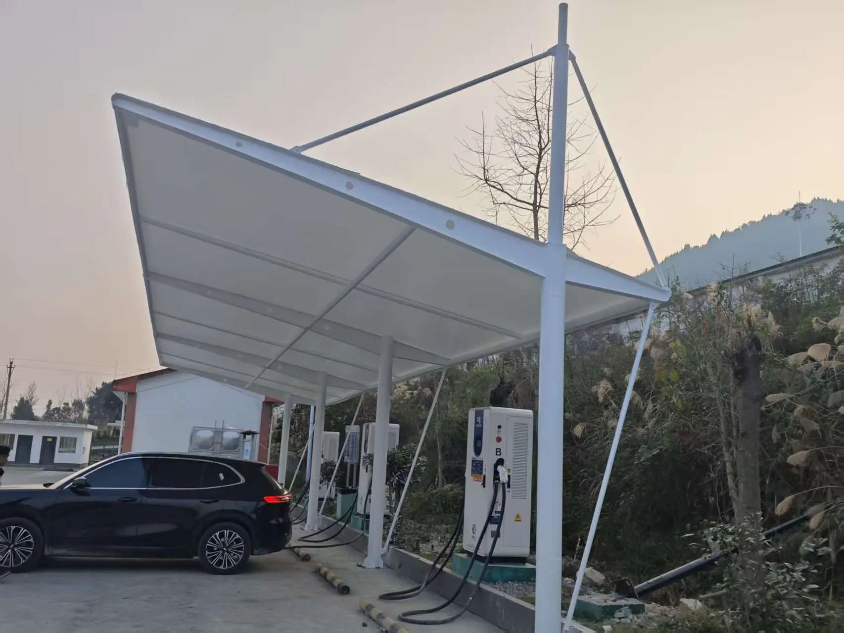 贵州印江膜结构停车棚怎么选不踩坑?本地源头工厂详解选材与报价