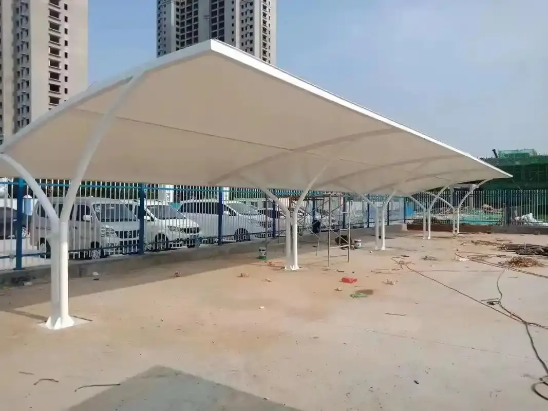 贵州印江园区停车棚为何生锈漏水?选购膜结构先避开这三个坑